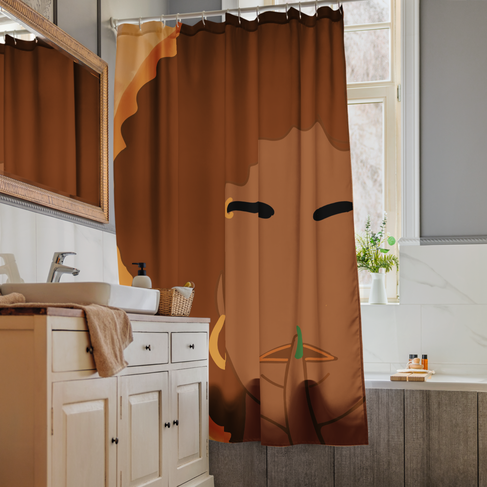 Shhhhhower curtain